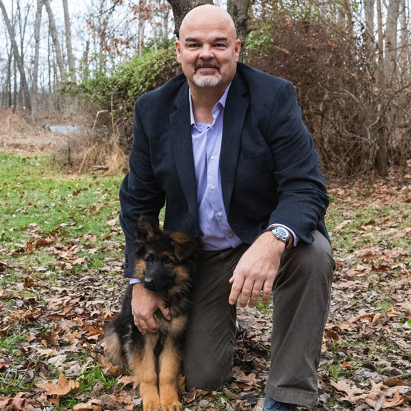 Gunner - therapy dog in training